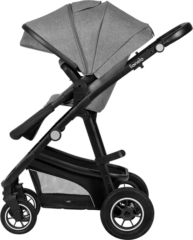 Коляска дитяча 3 в 1 Lionelo Bianka Grey Stone